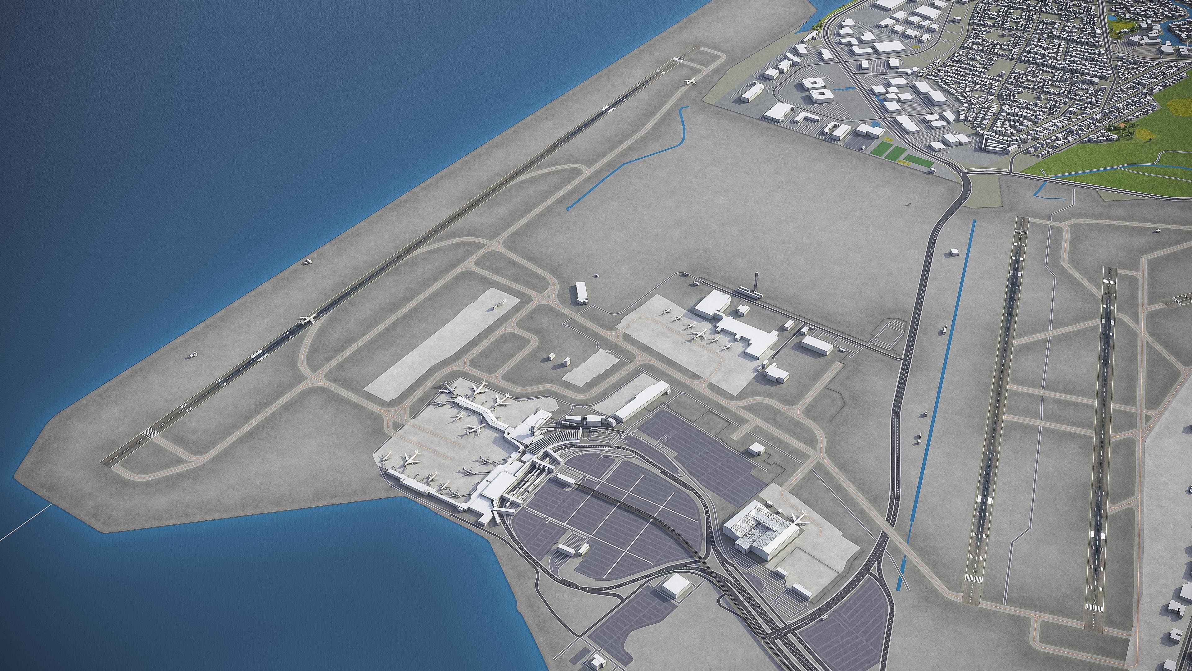 Oakland  Low-poly 3D model_33