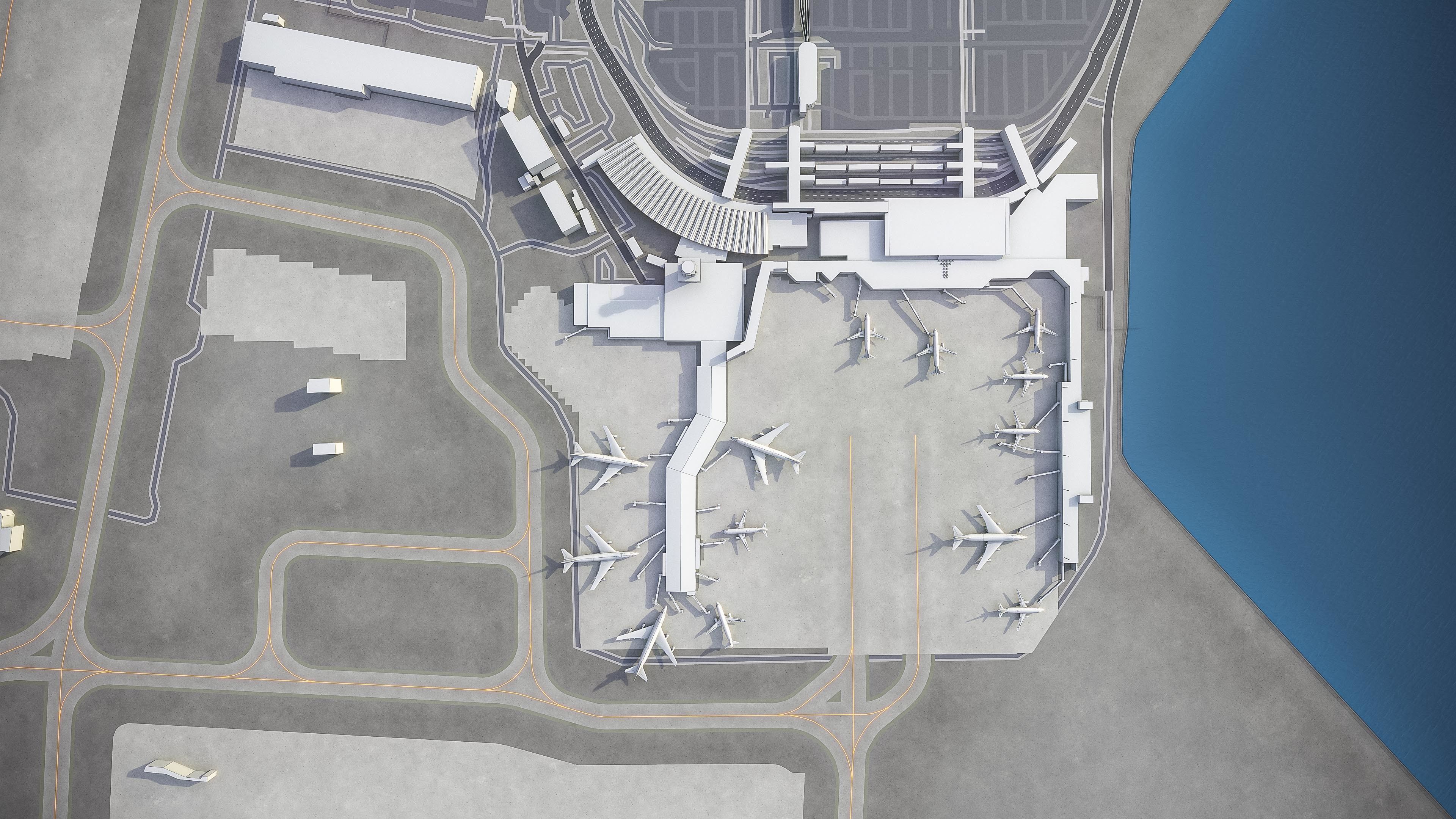 Oakland  Low-poly 3D model_32