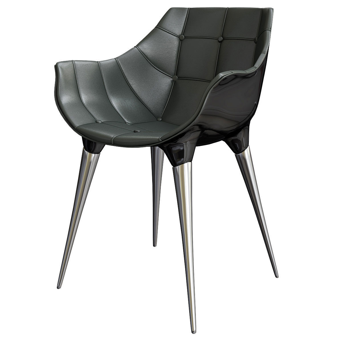 Chair - armchair and Barstool Collection 24 pieces 3d model 3D model_5