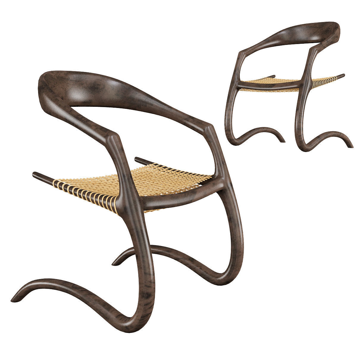 Chair - armchair and Barstool Collection 24 pieces 3d model 3D model_21