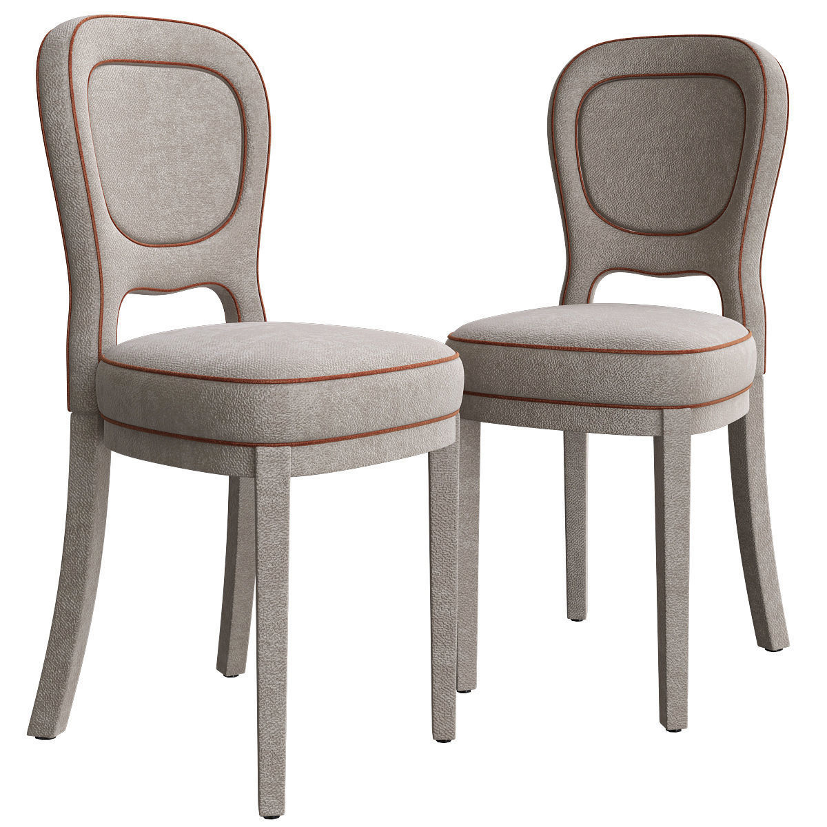 Chair - armchair and Barstool Collection 24 pieces 3d model 3D model_2