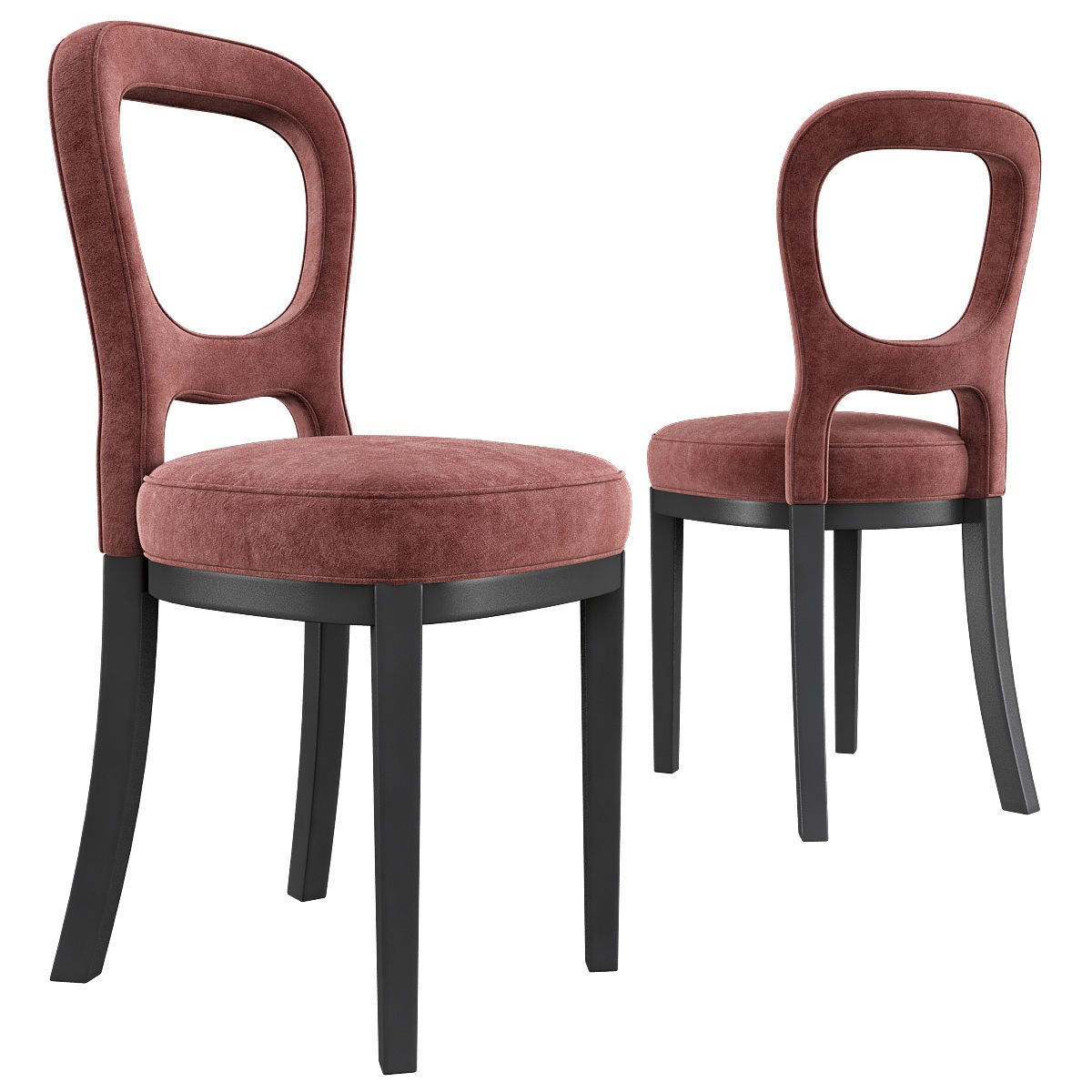 Chair - armchair and Barstool Collection 24 pieces 3d model 3D model_11