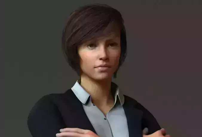 Corporate Woman  3D model