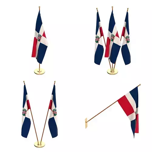 Dominican Republic Flag Pack