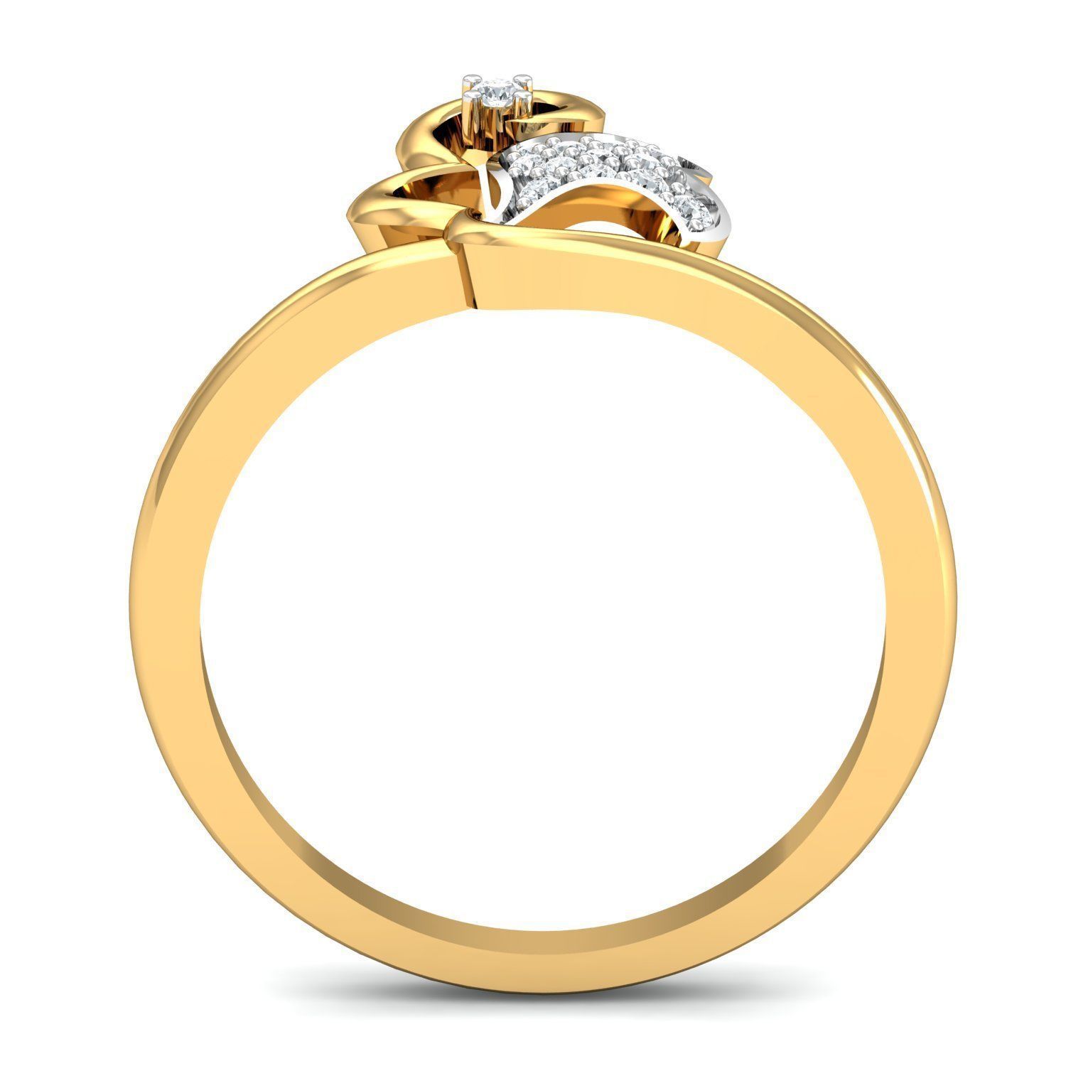 Women ring earrings pendant 3dm stl render detail 3D print model 3D print model_11