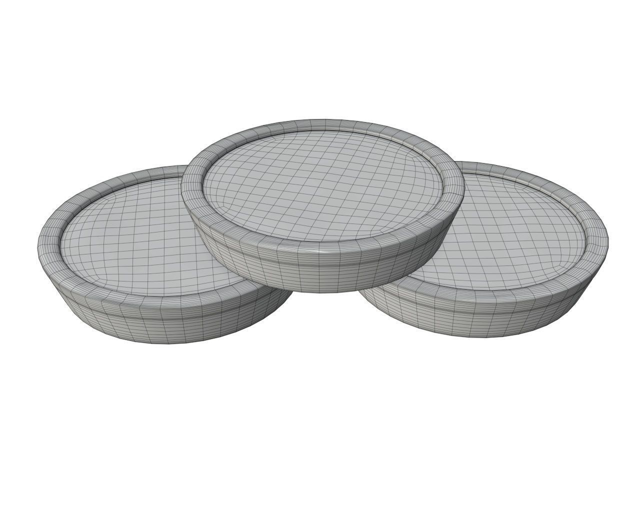 Biscuits with chocolate 3D model_5