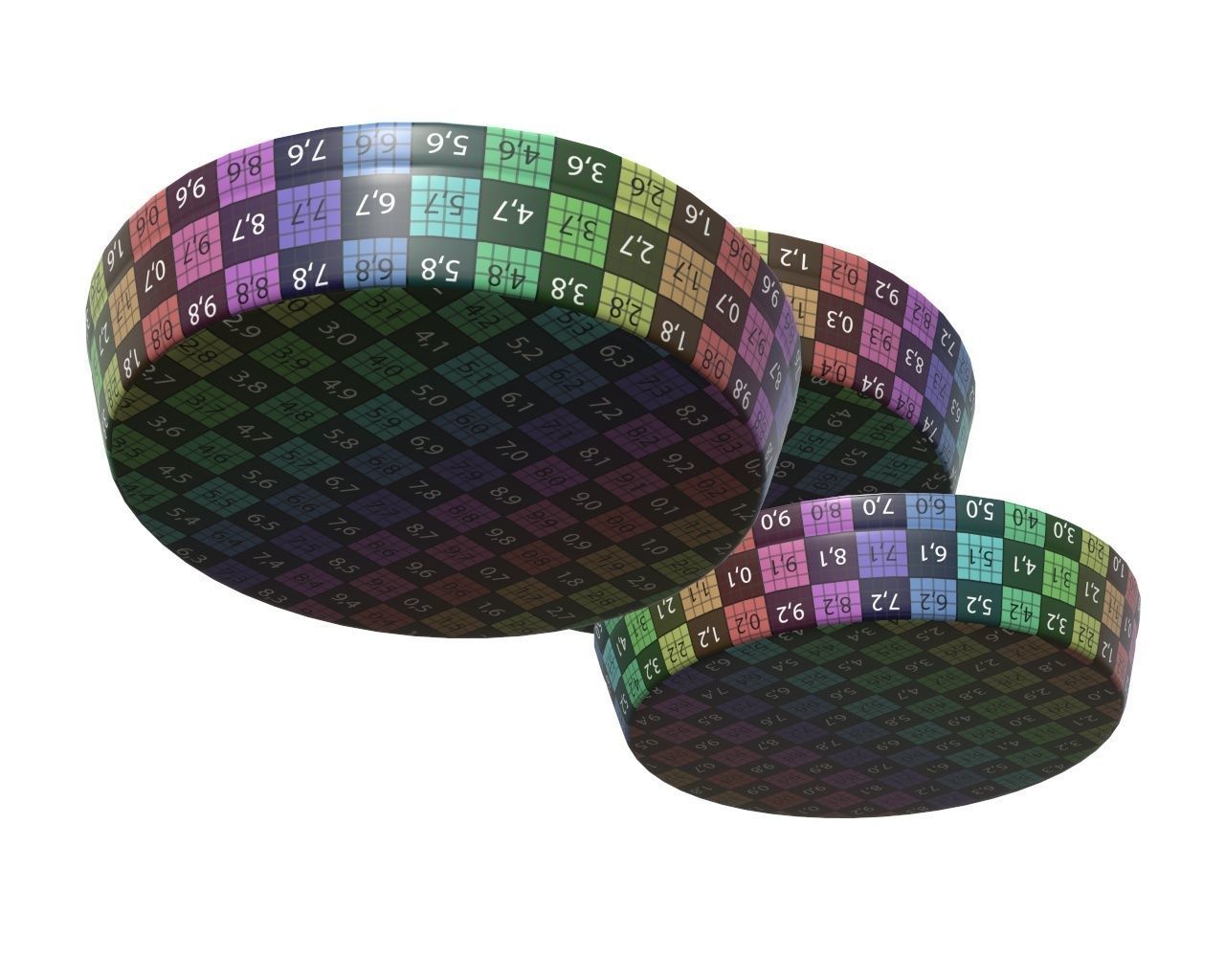 Biscuits with chocolate 3D model_11