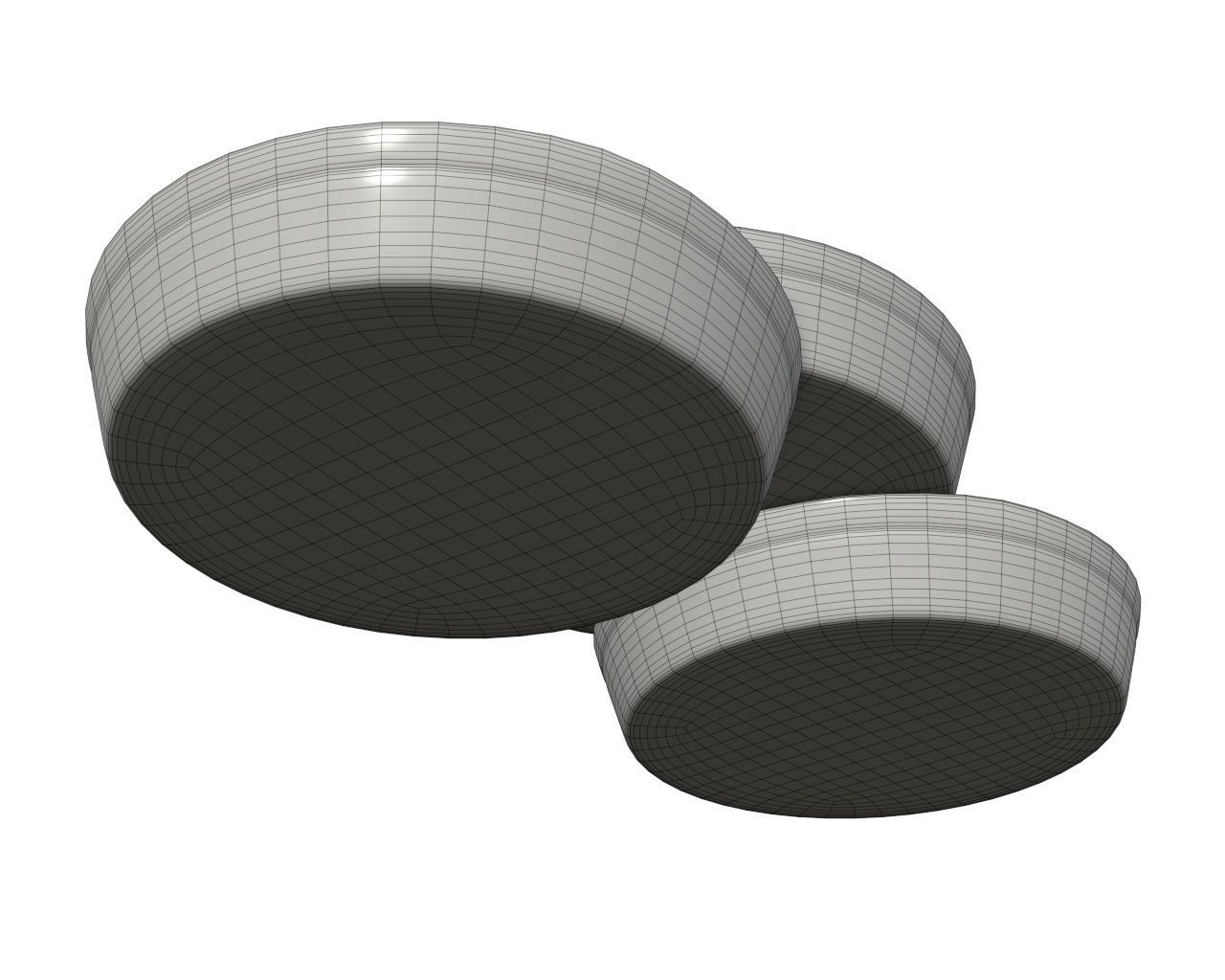 Biscuits with chocolate 3D model_7