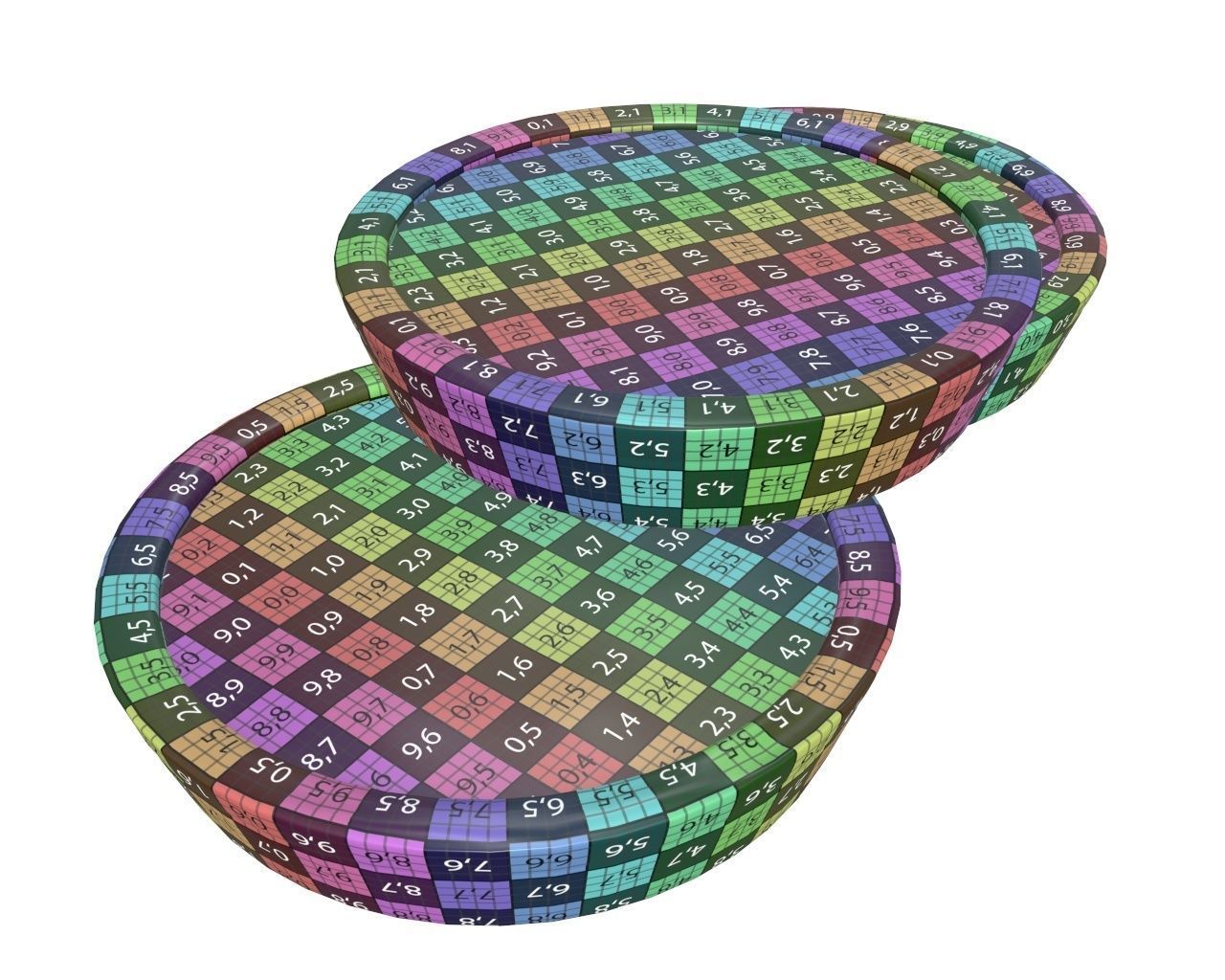 Biscuits with chocolate 3D model_10