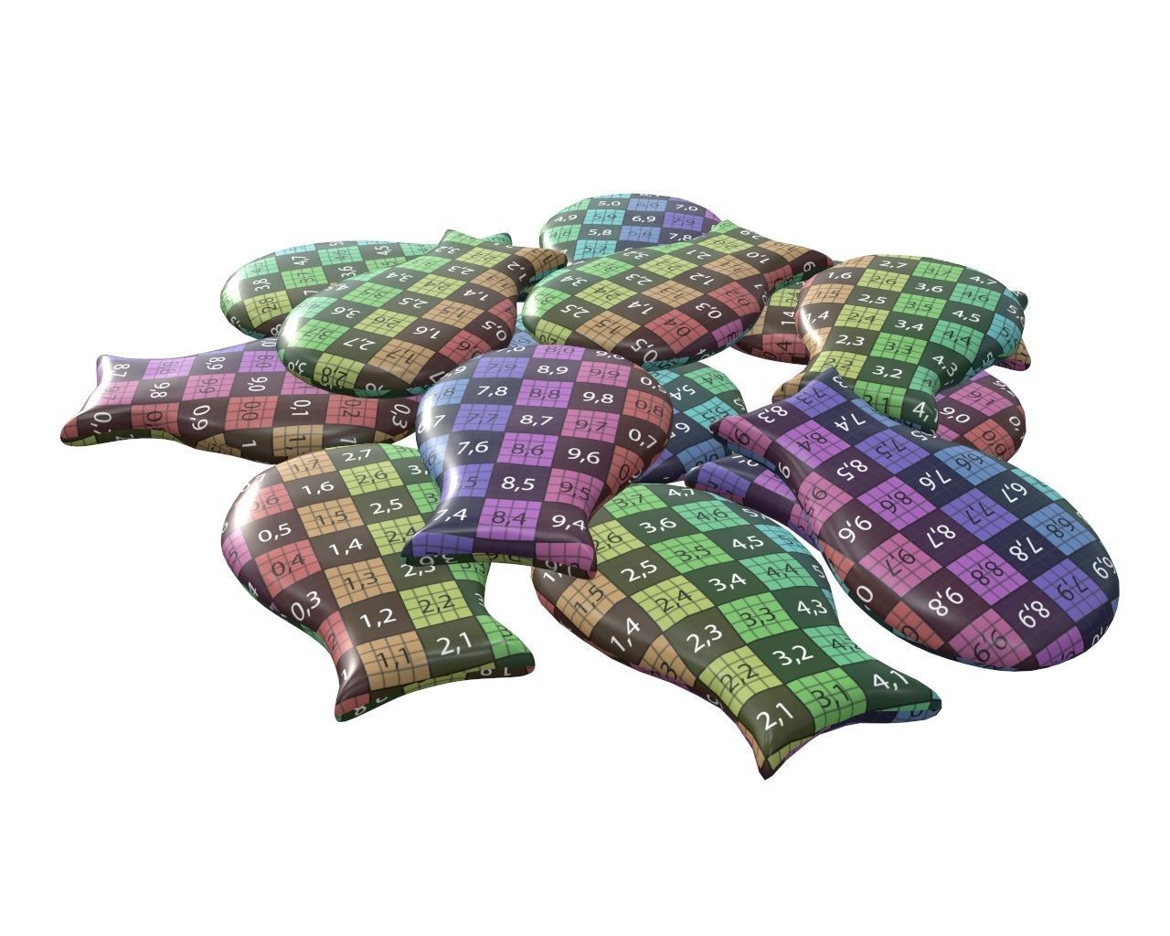 Fish cookie 3D model_10