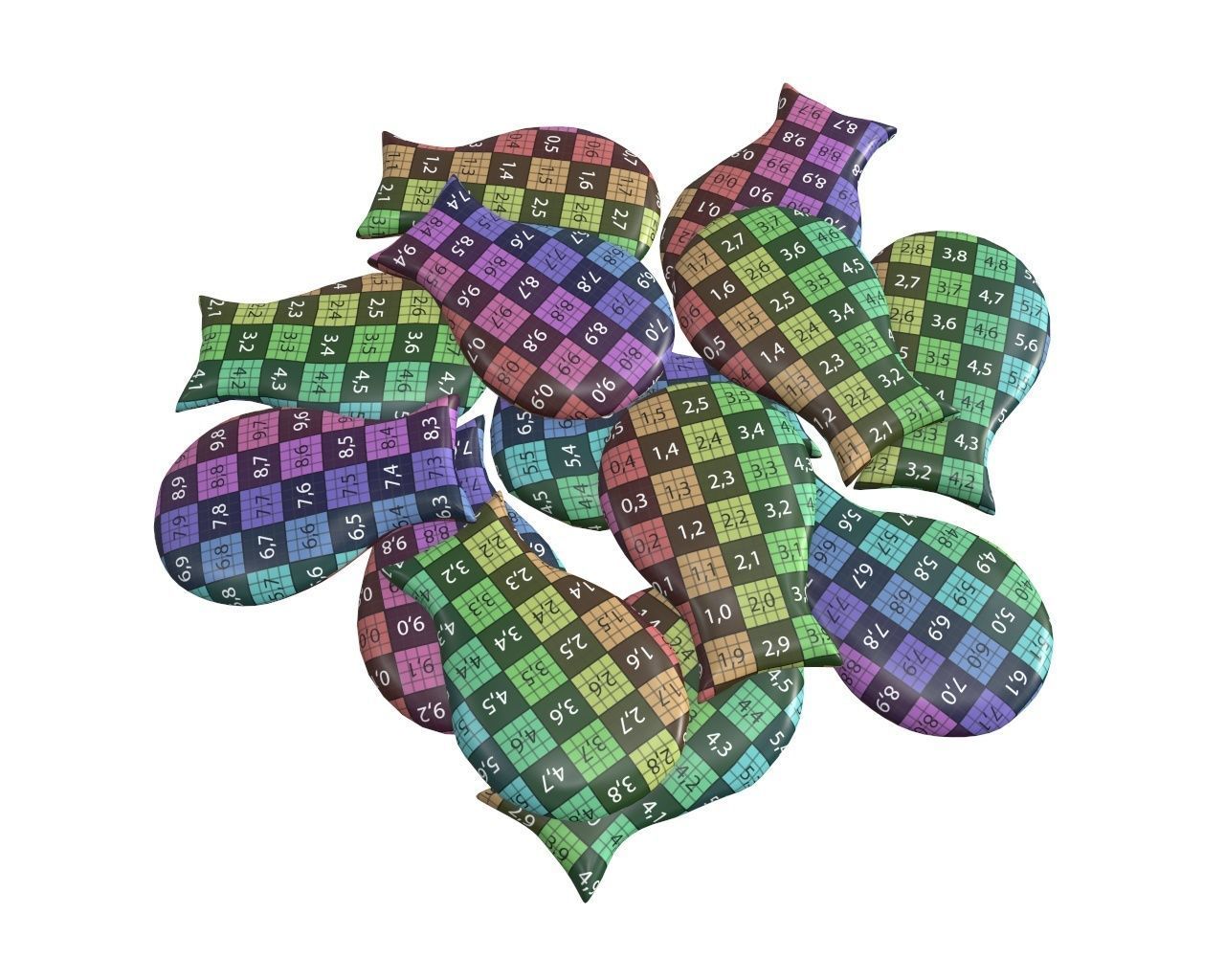 Fish cookie 3D model_9