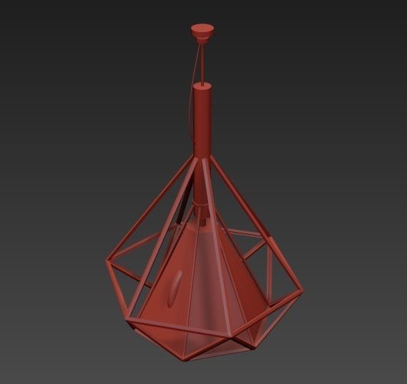 Nest Cone Copper 3D model_6