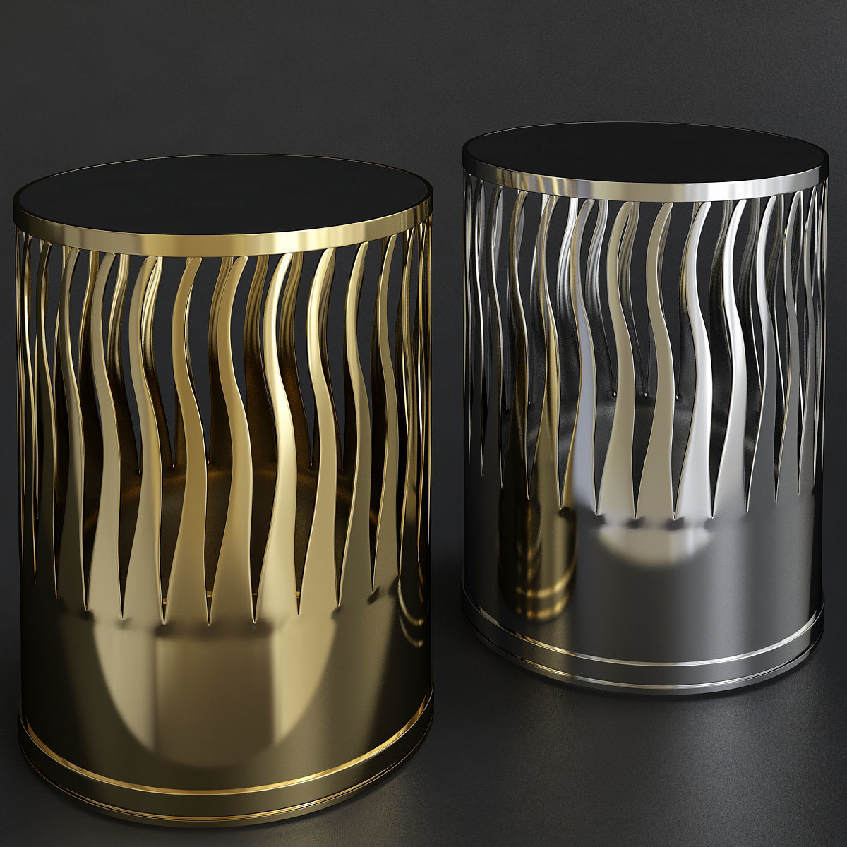 Coffee Table Collection 3d model 3D model_13