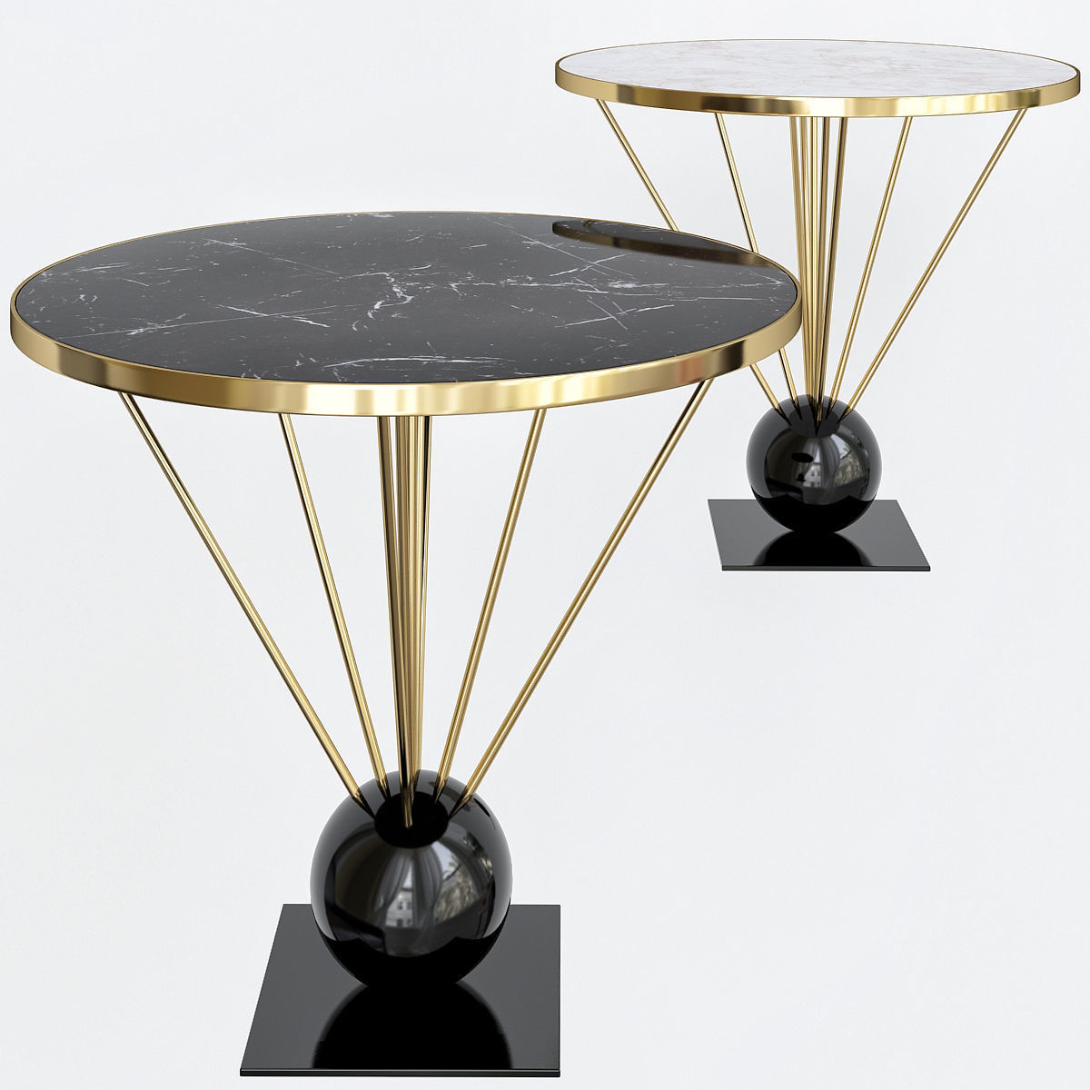 Coffee Table Collection 3d model 3D model_12