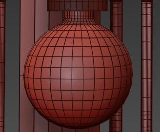 Crystal Pendant 111 3D model_6