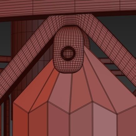 Crystal Pendant 111 3D model_5