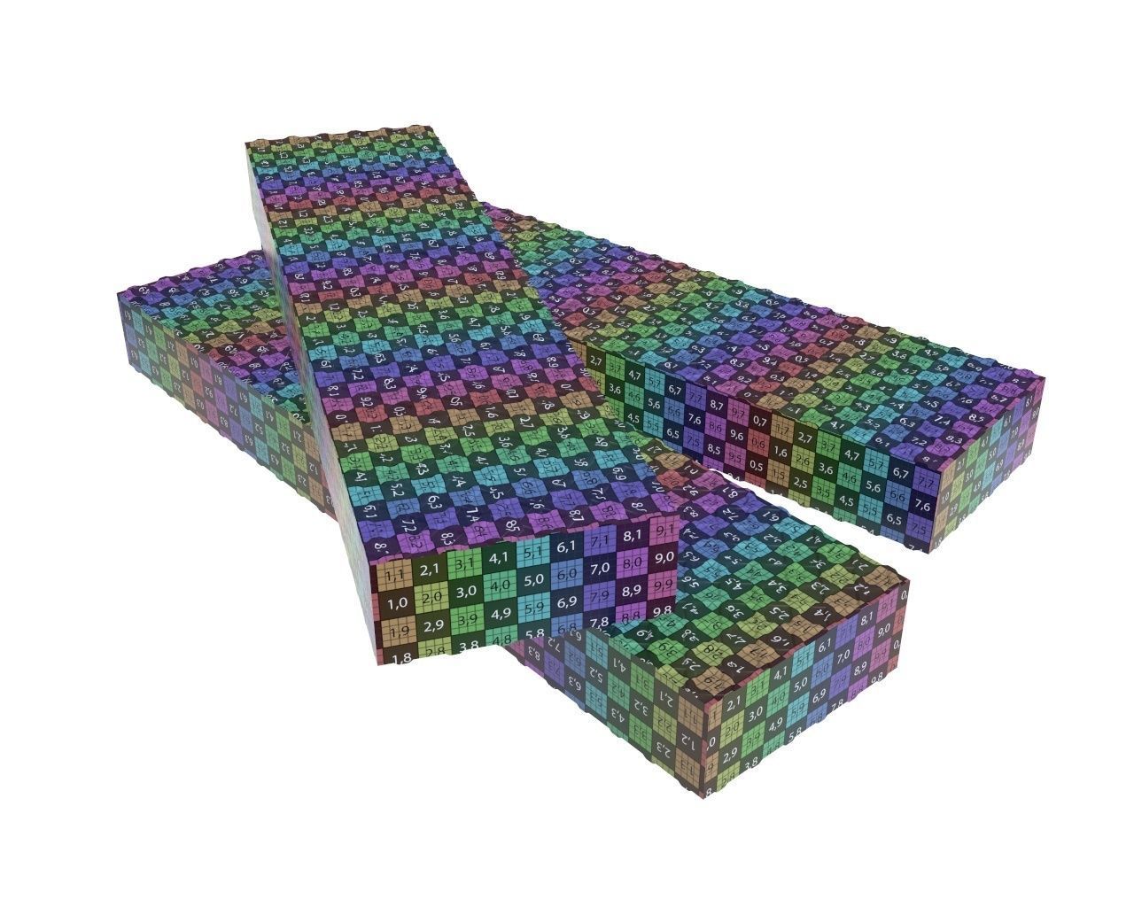 Waffle cake 01 3D model_10