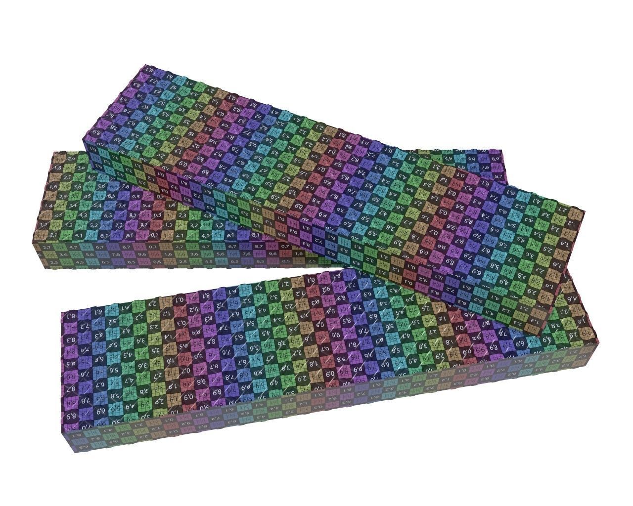 Waffle cake 01 3D model_11