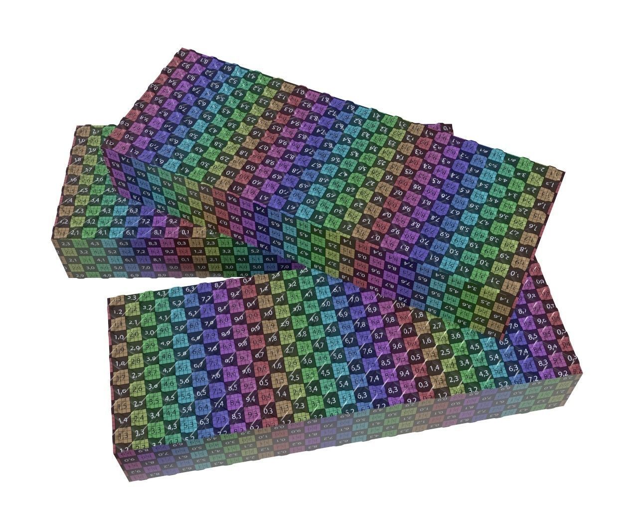 Waffle cake 02 3D model_11