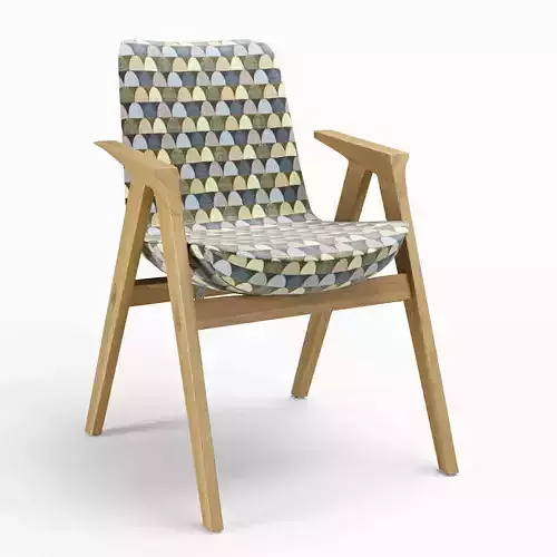 Chair LUMI LM W 460 P 3D model