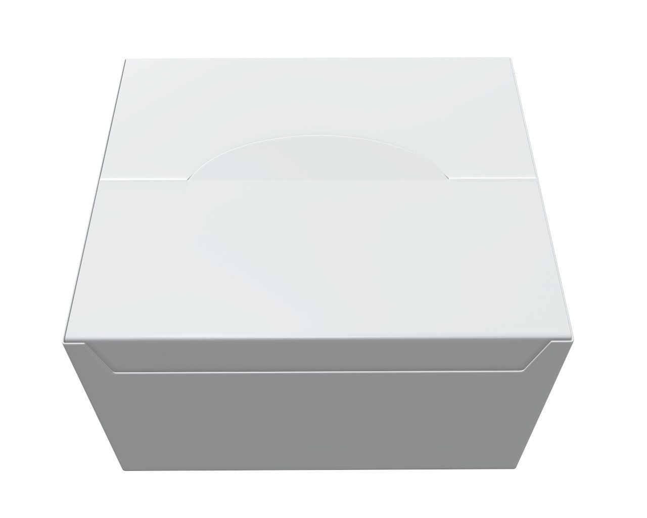 Package blank white closed large mock up 3D model_2