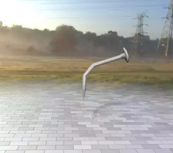 Low-Poly Nail 5 - Object 130 - Electricity Poles Package