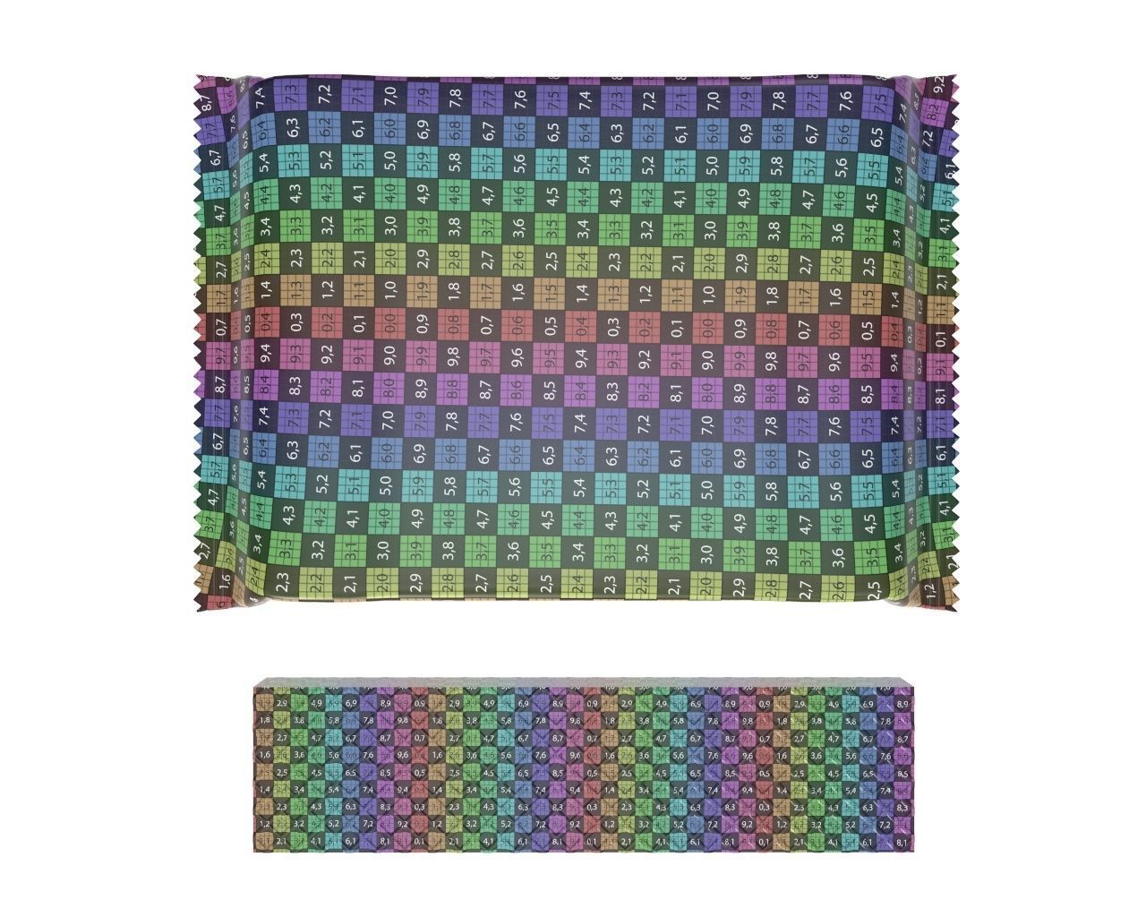 Blank package with waffle cake 02 3D model_12