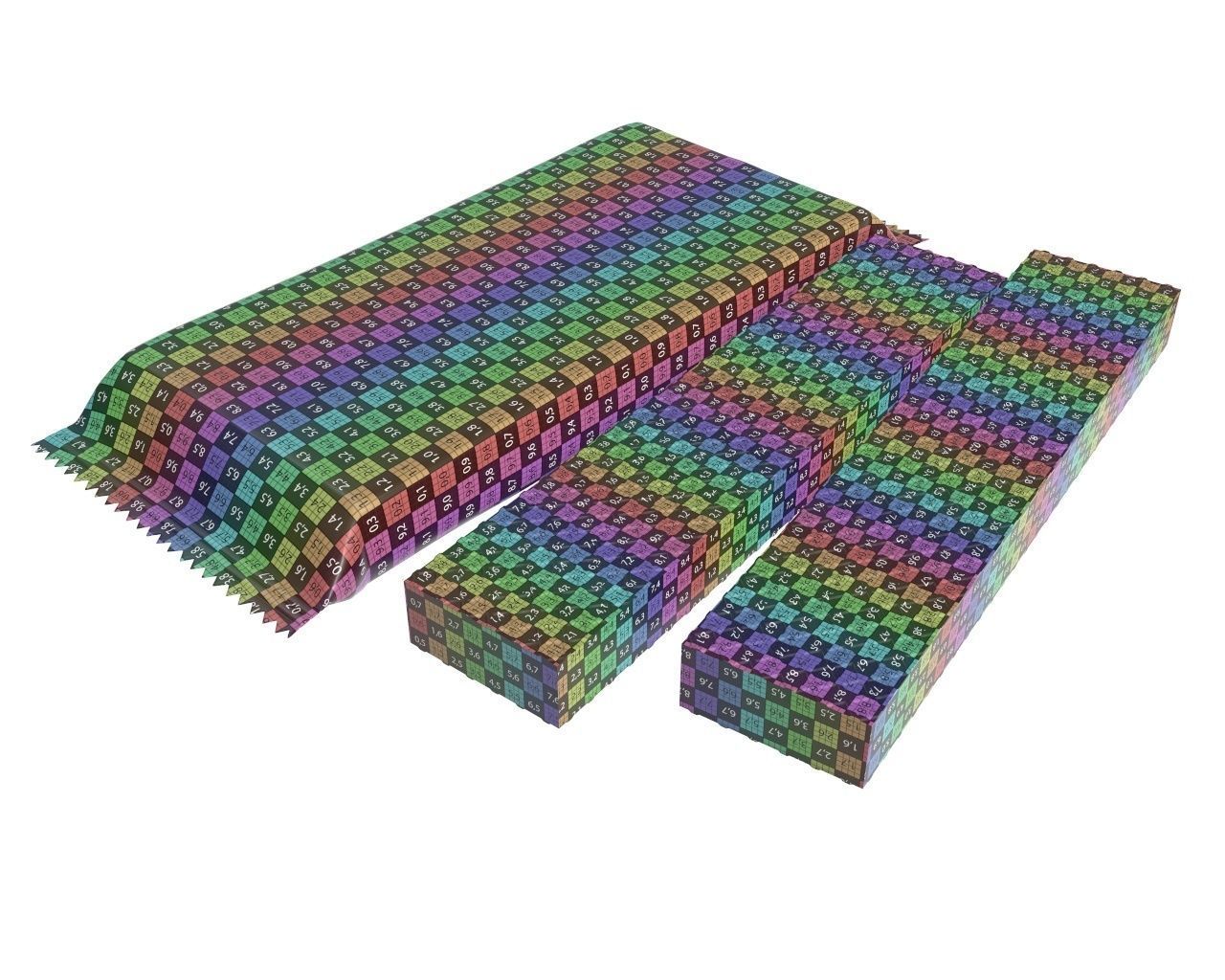 Blank package with waffle cake 03 3D model_9