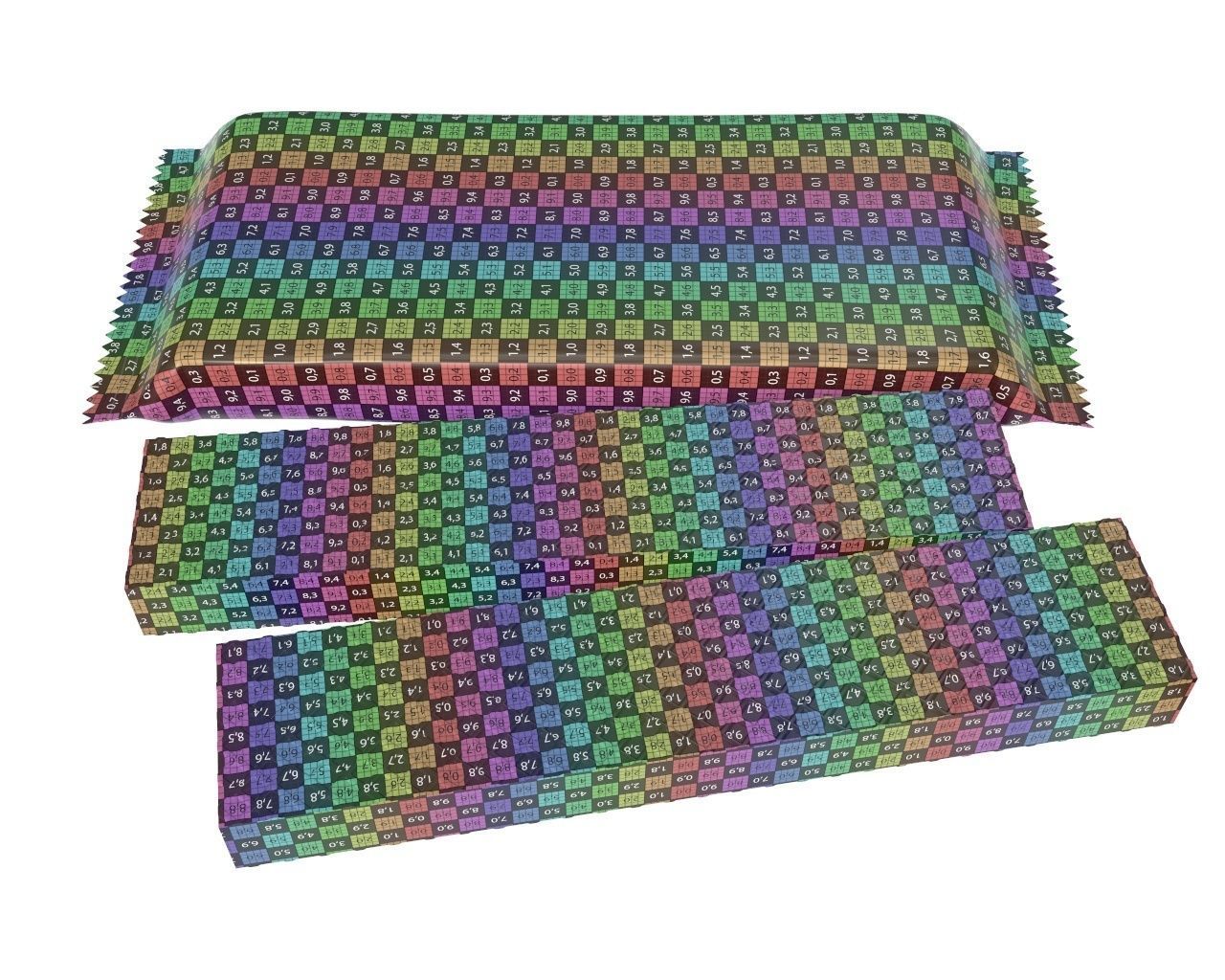 Blank package with waffle cake 03 3D model_10