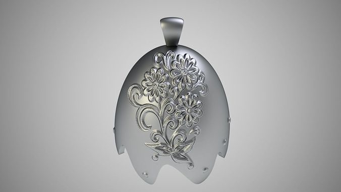 Egg Shell Necklace 3D print model
