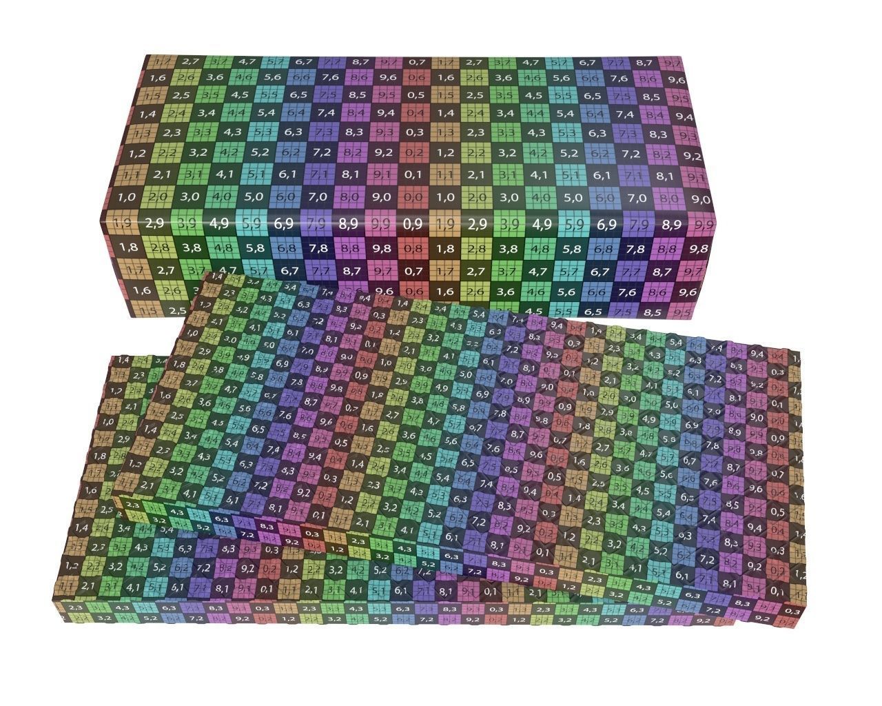 Blank package with waffle cake 04 3D model_10