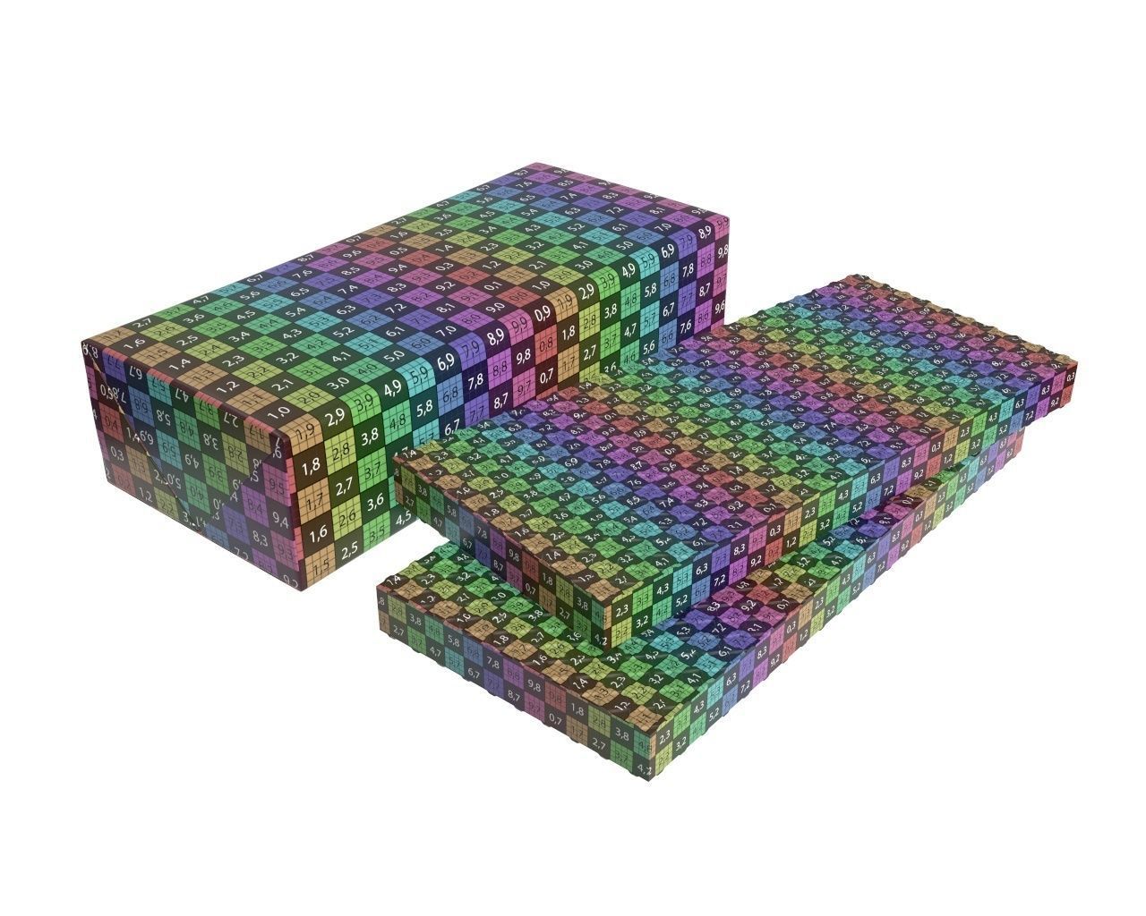 Blank package with waffle cake 04 3D model_9