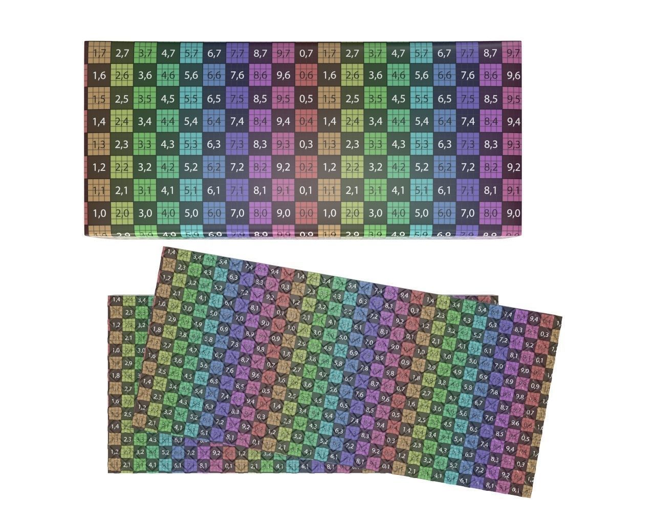 Blank package with waffle cake 04 3D model_12