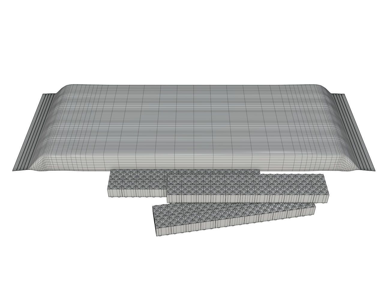 Blank package with waffle cake 05 3D model_6