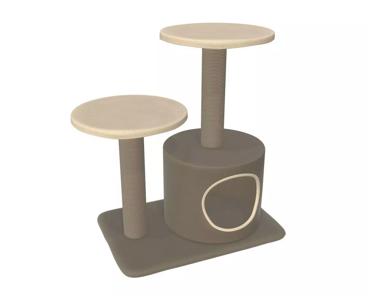 Pet playhouse 04 3D model_0