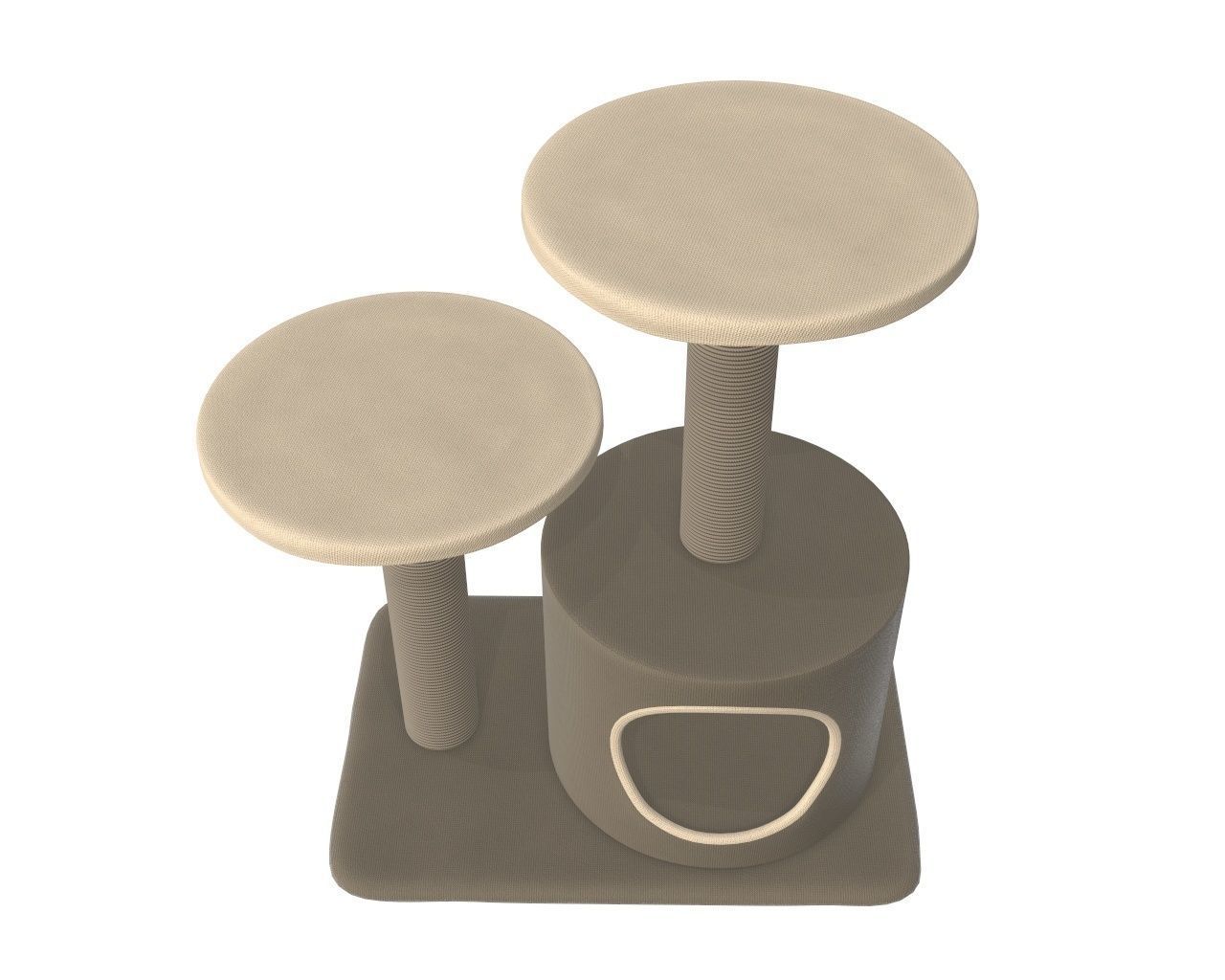 Pet playhouse 04 3D model_4