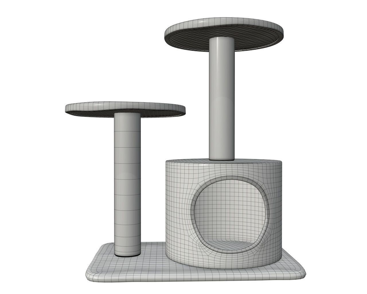 Pet playhouse 04 3D model_6