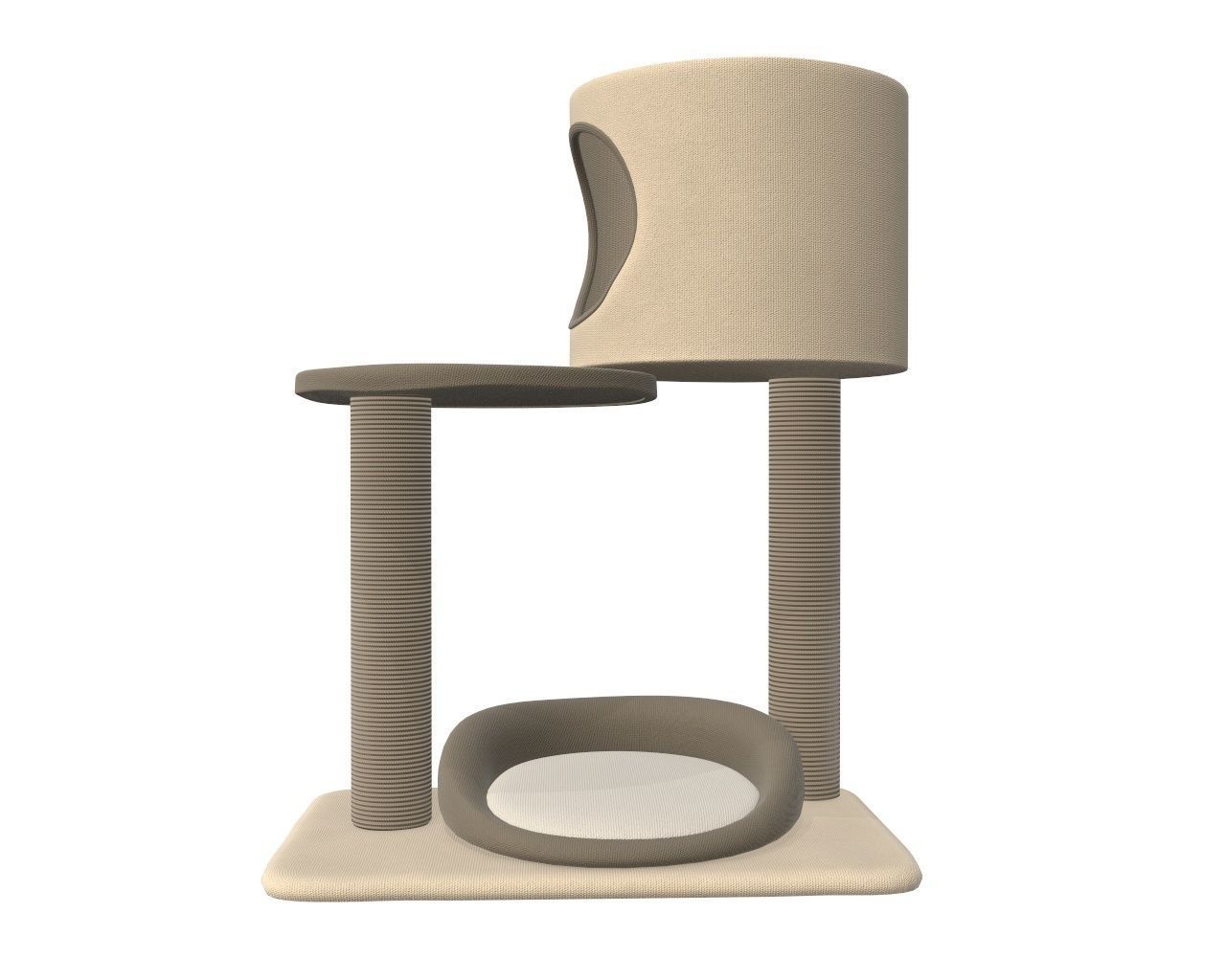 Pet playhouse 05 3D model_2