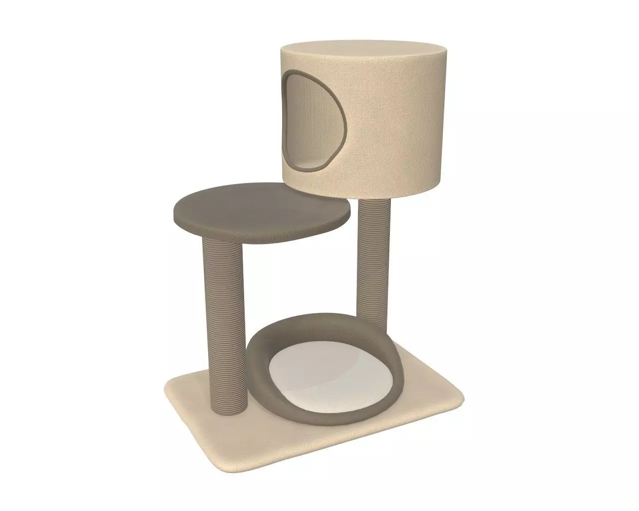 Pet playhouse 05 3D model_0