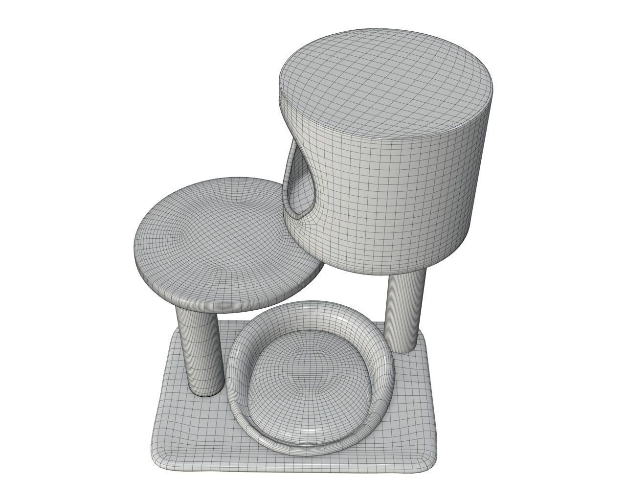 Pet playhouse 05 3D model_8
