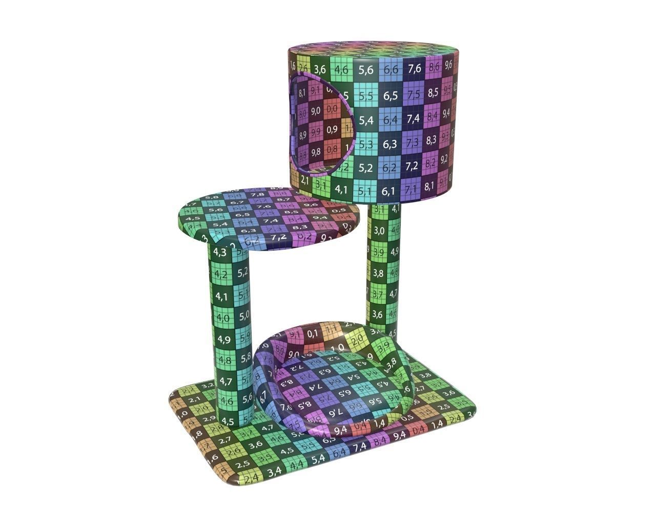 Pet playhouse 05 3D model_9