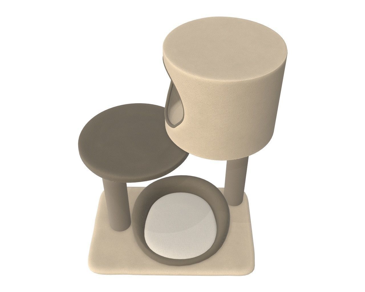 Pet playhouse 05 3D model_4