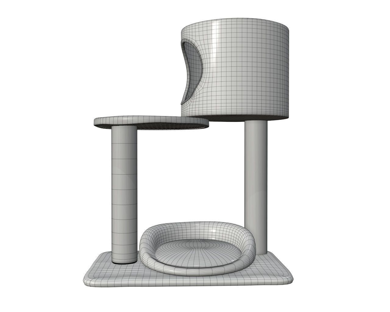 Pet playhouse 05 3D model_6