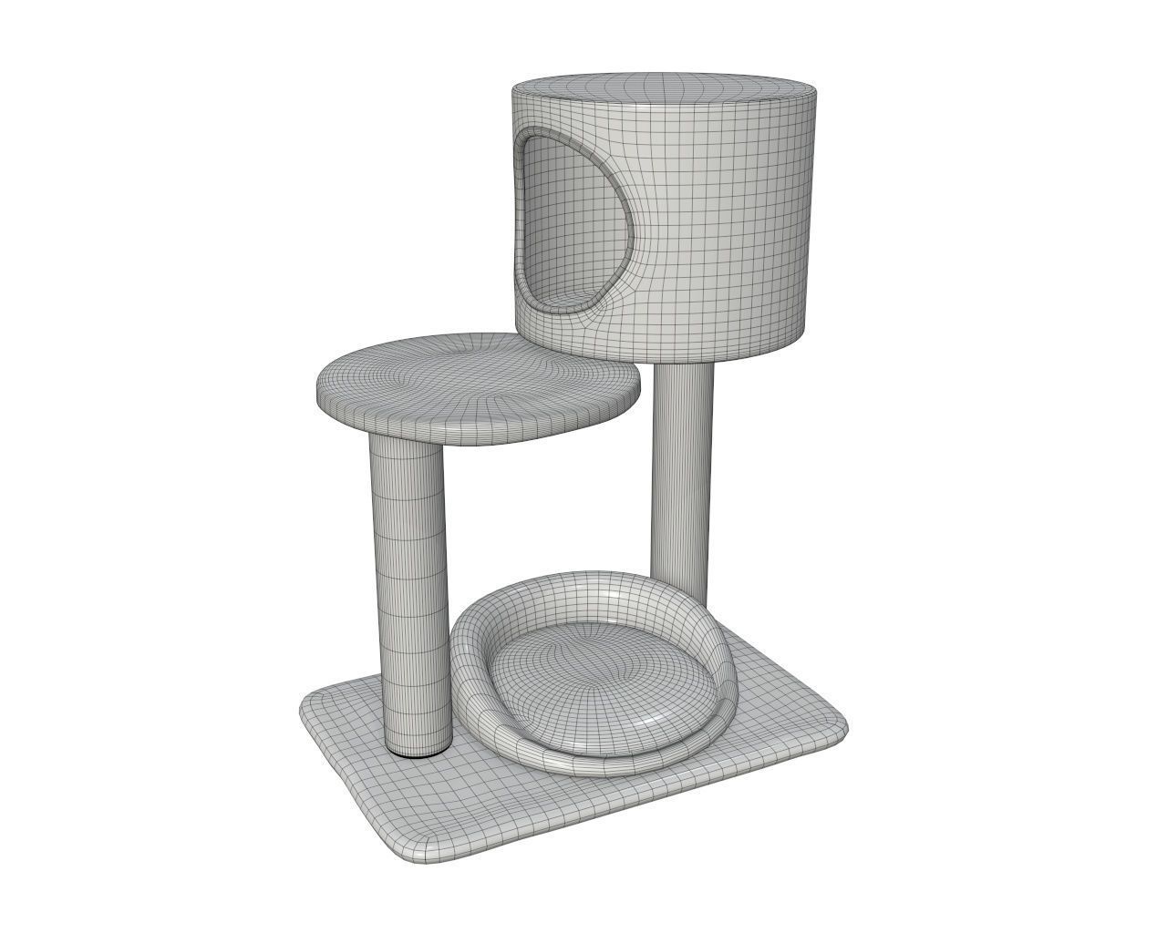 Pet playhouse 05 3D model_5