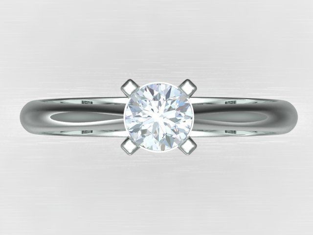28 solitaire rings 3D print model_12