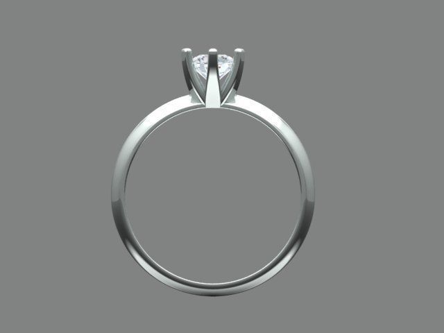 28 solitaire rings 3D print model_7