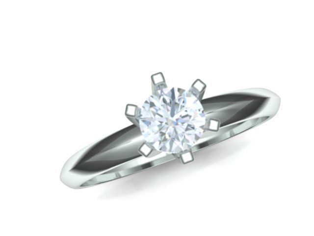 28 solitaire rings 3D print model_9