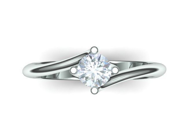 28 solitaire rings 3D print model_4