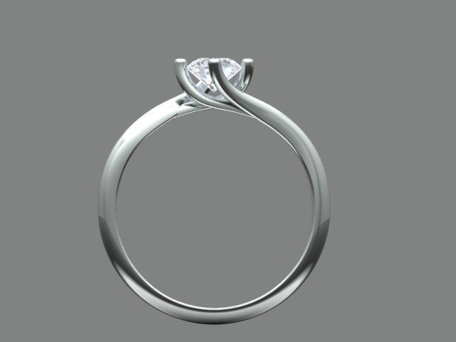 28 solitaire rings 3D print model_2