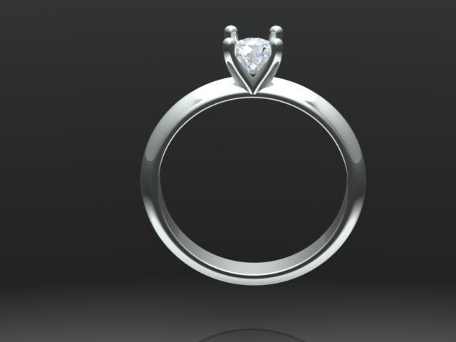 28 solitaire rings 3D print model_16